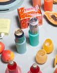 pavone | stegg | silicone unbreakable highball glasses - porter green | style + sustainability