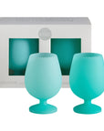 pavone | stemm | silicone unbreakable wine glasses - porter green | style + sustainability