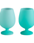 pavone | stemm | silicone unbreakable wine glasses - porter green | style + sustainability