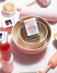 peach + petal | bebb | biodegradable bamboo bowls - porter green | style + sustainability