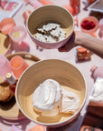peach + petal | bebb | biodegradable bamboo bowls - porter green | style + sustainability