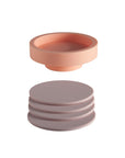 peach + petal | ciss | unbreakable silicone coasters - porter green | style + sustainability