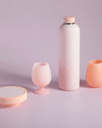 peach + petal | ciss | unbreakable silicone coasters - porter green | style + sustainability
