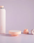 peach + petal | driss | insulated stainless steel water bottle - porter green | style + sustainability