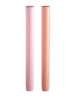 peach + petal | escc dinner candle | soy - blend unscented candles - porter green | style + sustainability