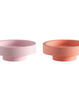 Peach + Petal | Flipp large | Silicone Unbreakable Candle Holder Set - porter green | style + sustainability