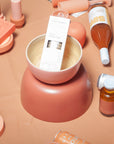 peach + petal | privv | vegan leather waterproof picnic rug - porter green | style + sustainability
