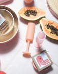 peach + petal | seff | silicone unbreakable champagne flute - porter green | style + sustainability