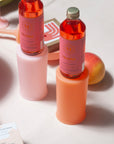 peach + petal | stegg | silicone unbreakable highball glasses - porter green | style + sustainability