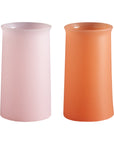 peach + petal | stegg | silicone unbreakable highball glasses - porter green | style + sustainability
