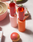 peach + petal | stegg | silicone unbreakable highball glasses - porter green | style + sustainability