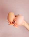peach + petal | stemm | silicone unbreakable wine glasses - porter green | style + sustainability