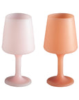 peach + petal | swepp | silicone unbreakable wine glasses - porter green | style + sustainability