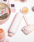 peach + petal | urbb | biodegradable bamboo coffee cup - porter green | style + sustainability