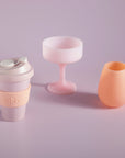 peach + petal | urbb | biodegradable bamboo coffee cup - porter green | style + sustainability