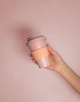 peach + petal | urbb | biodegradable bamboo coffee cup - porter green | style + sustainability