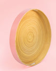 peach | sebss | biodegradable bamboo tray - porter green | style + sustainability