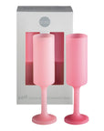 petalo | seff | silicone unbreakable champagne flute - porter green | style + sustainability