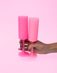 petalo | seff | silicone unbreakable champagne flute - porter green | style + sustainability