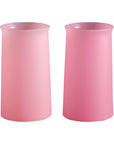petalo | stegg | silicone unbreakable highball glasses - porter green | style + sustainability
