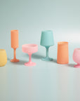 petalo | stemm | silicone unbreakable wine glasses - porter green | style + sustainability