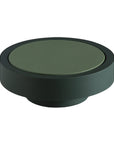 sage + olive | ciss | unbreakable silicone coasters - porter green | style + sustainability