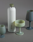 sage + olive | driss | insulated stainless steel water bottle - porter green | style + sustainability