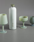 sage + olive | driss | insulated stainless steel water bottle - porter green | style + sustainability