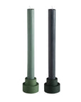sage + olive | escc dinner candle | soy - blend unscented candles - porter green | style + sustainability