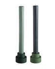 sage + olive | escc dinner candle | soy - blend unscented candles - porter green | style + sustainability