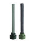 sage + olive | escc dinner candle | soy - blend unscented candles - porter green | style + sustainability