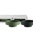 Sage + Olive | Flipp large | Silicone Unbreakable Candle Holder Set - porter green | style + sustainability