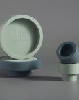 Sage + Olive | Flipp small | Silicone Unbreakable Candle Holder Set - porter green | style + sustainability