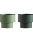 Sage + Olive | Flipp small | Silicone Unbreakable Candle Holder Set - porter green | style + sustainability