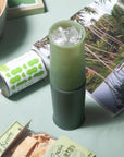 sage + olive | stegg | silicone unbreakable highball glasses - porter green | style + sustainability