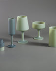 sage + olive | stegg | silicone unbreakable highball glasses - porter green | style + sustainability