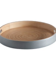 silver metallic | sebss small | biodegradable bamboo tray