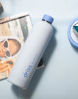 sky + kingfisher | driss | insulated stainless steel water bottle - porter green | style + sustainability