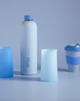 sky + kingfisher | driss | insulated stainless steel water bottle - porter green | style + sustainability