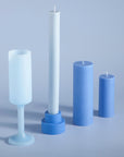 sky + kingfisher | escc dinner candle | soy - blend unscented candles - porter green | style + sustainability