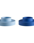 Sky + Kingfisher | Flipp large | Silicone Unbreakable Candle Holder Set - porter green | style + sustainability