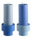 Sky + Kingfisher | Flipp small | Silicone Unbreakable Candle Holder Set - porter green | style + sustainability