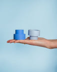 Sky + Kingfisher | Flipp small | Silicone Unbreakable Candle Holder Set - porter green | style + sustainability