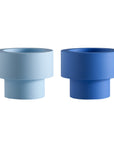 Sky + Kingfisher | Flipp small | Silicone Unbreakable Candle Holder Set - porter green | style + sustainability