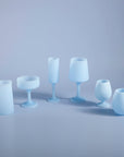 sky + kingfisher | seff | silicone unbreakable champagne flute - porter green | style + sustainability