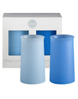 sky + kingfisher | stegg | silicone unbreakable highball glasses - porter green | style + sustainability