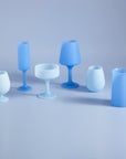 sky + kingfisher | stemm | silicone unbreakable wine glasses - porter green | style + sustainability