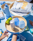 sky | sebss | biodegradable bamboo tray - porter green | style + sustainability