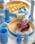 sky | sebss | biodegradable bamboo tray - porter green | style + sustainability