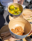 smoke + storm | bebb | biodegradable bamboo bowls - porter green | style + sustainability